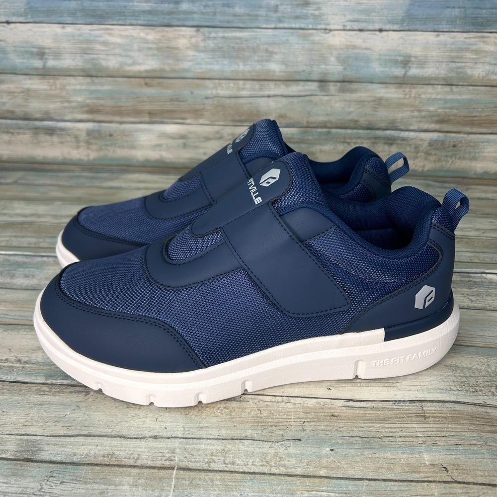 FitVille‎ Sneakers 11.5EW Mens EasyTop StrapEase Diabetic Shoes V4  Blue